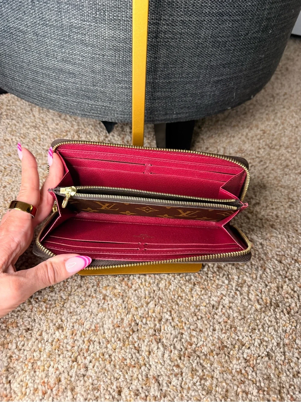 Louis Vuitton Clémence Wallet in Monogram Canvas